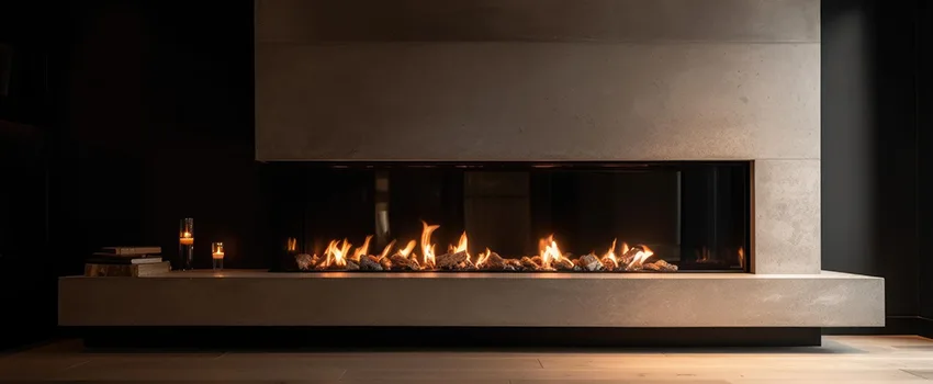 Gas Fireplace Ember Bed Design Services in Yuba City, California