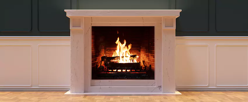 Open Flame Wood-Burning Fireplace Installation Services in Yuba City, California