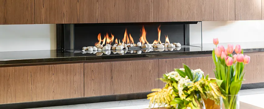 Double-height Fireplace Design Refurbishment in Yuba City, California